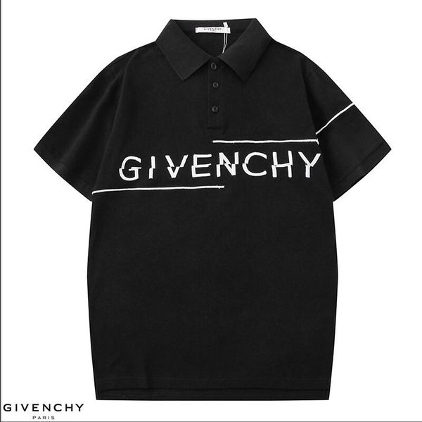 

men's summer fashion t-shirt designers men's letter embroidery t-shirt men's brand short sleeve t-shirt ladies 07, White