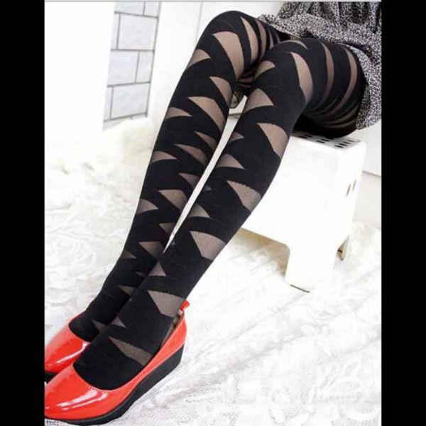 

womens tights striped personality stockings girls cross straps fashion pantyhose stockings fashion style womens lace stocking wholesale, Black;white