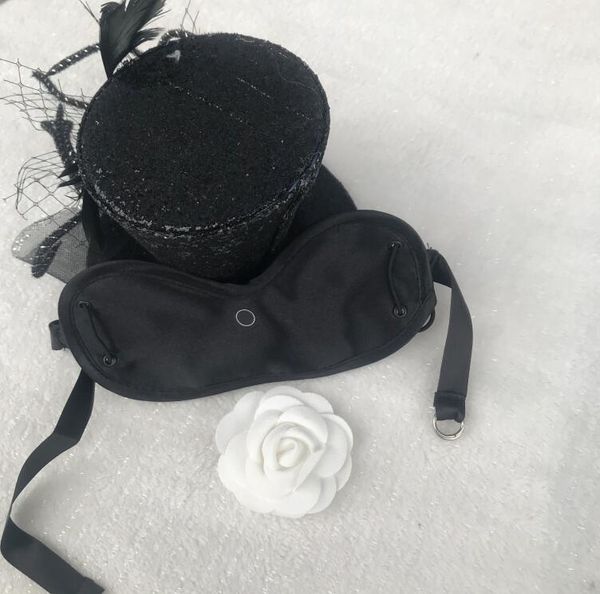 

party favor fashion vip gift c style travel blindfold sleeping eye mask with c with plastic dustbag
