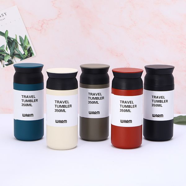 

12oz vacuum tumbler tainle teel kinny cup cu tom logo cup travel tumbler in ulated can water bottle coffee mug gga2624