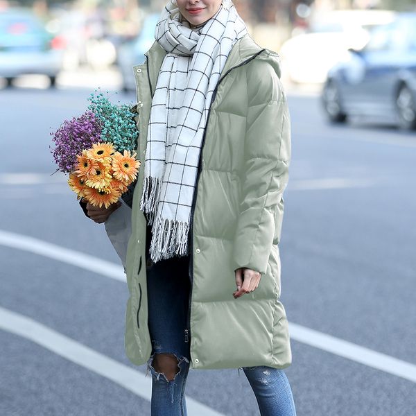 

oeak parka women winter coats long hooded jackets warm thickened down cotton parkas fashion female overcoat coat plus size, Tan;black