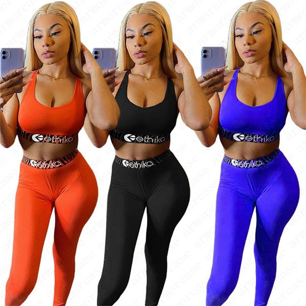 

women swimsuit 2 piece set trendy sports bra vest +pants leggings swimwear solid color beach swimming bathing suit luxury swim suit d6801, White