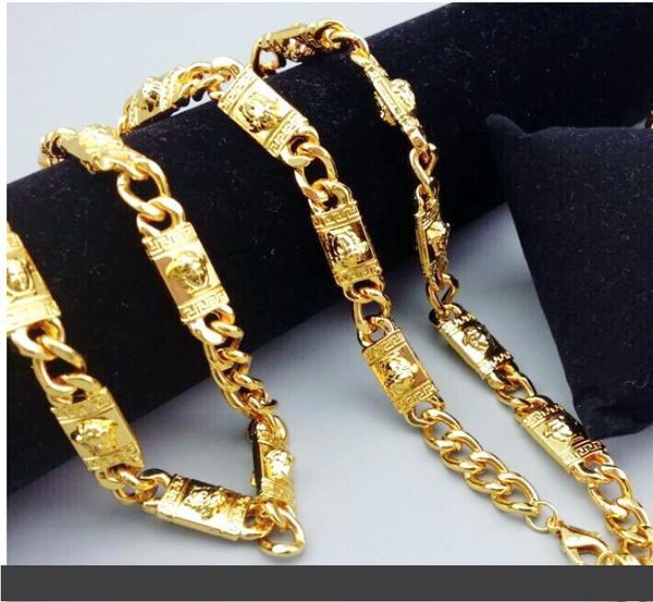 

горячая продажа женщин голова ожерелье новая мода хип-хоп ювелирных изделий ice хип-хоп цепи, Silver