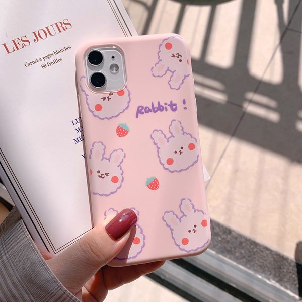 

cartoon phone case iphone 11 pro 11 xsmax xr xs / x 7p / 8p 6 / 6sp with animal pattern ins popular mobile phone case wholesale