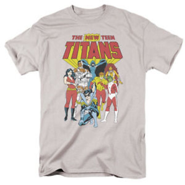 The New Teen Titans EARTH/'S LAST HOPE Licensed Adult T-Shirt All Sizes