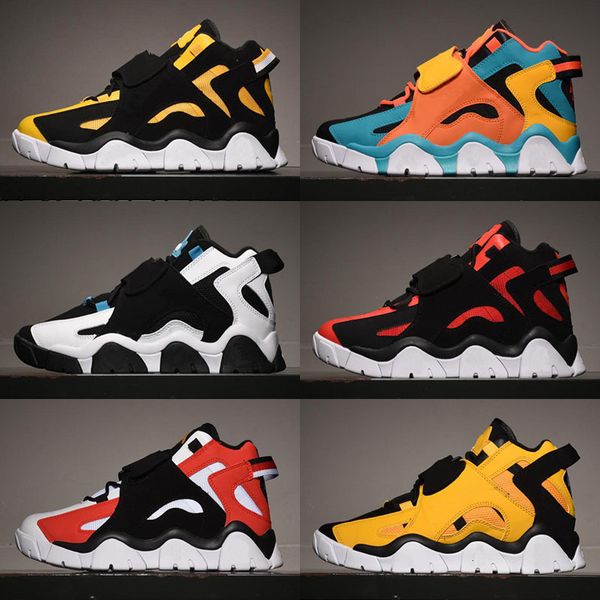 

new air barrage mid qs scottie pippen kids mens basketball shoes women classic black white hyper grape purple raptors sports sneakers
