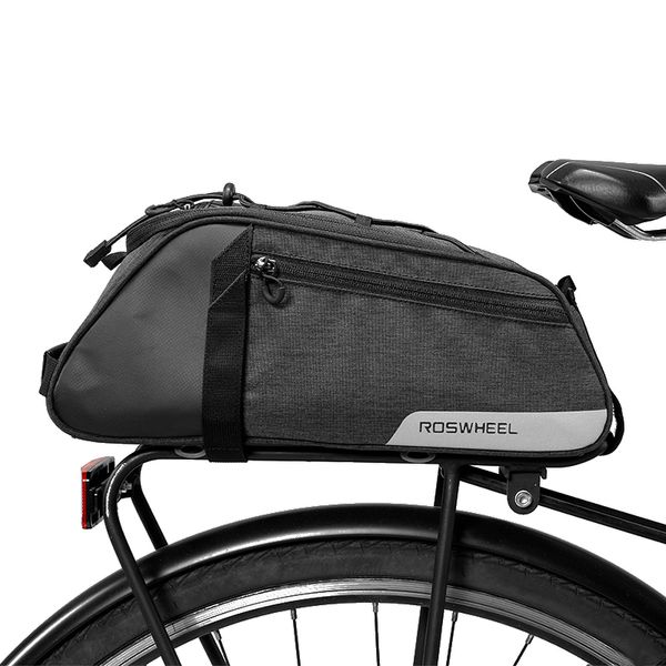 

roswheel essential 141466 8l велосипедов магистральные сумки carrier сзади море пакет pannier багажником чехол для рук плечо карри плеча