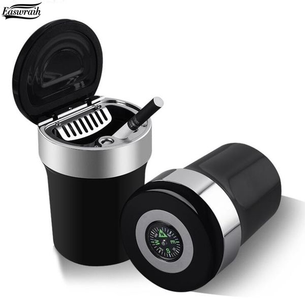 

car multifunction ashtray cigarette ash holder auto home travel portable cup box with compass 4x4 suv accessories