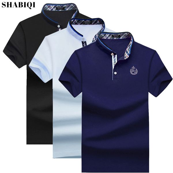 

plus size s-10xl men's shirt 2019 summer men's casual breathable blue stand collar shirt cotton short sleeve men s, White;black