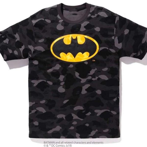 

мужчины женщины сыпучие t shirt камуфляж bat зубов печать с коротким рукавом лето tee crew шейных дизайнер майки, White;black