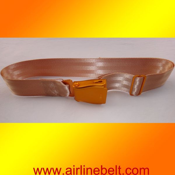 

all aluminum airplane seat belt colorful buckle with different color jeans/ trousers/waist belt bright-coloured youth vigour