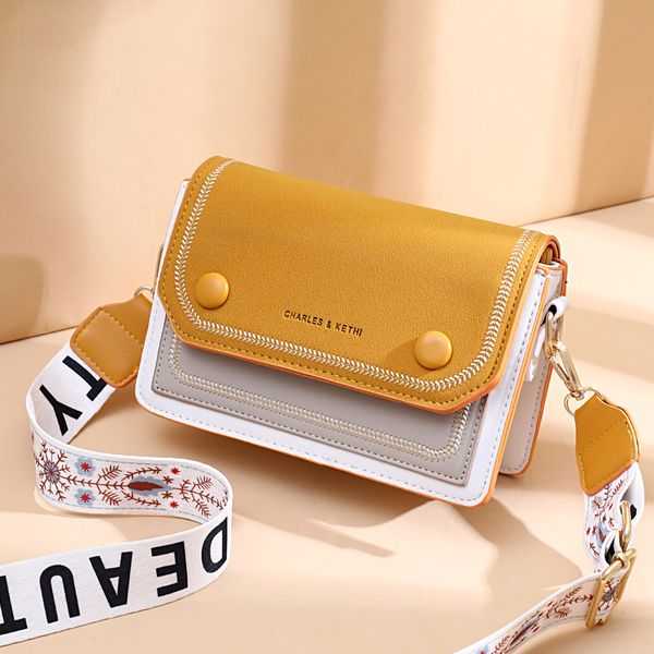 

small bag 2020 new fashion red small square package network broadband diagonal ins wild western style handbags a generation of fat