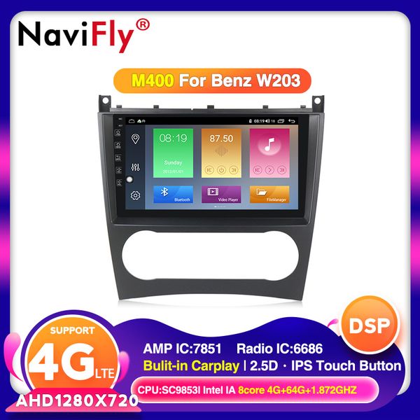 

ips 4g 64g android 10 car radio player multimedia gps for / w203 w209 w219 w169 a160 c180 c200 c230 c240 clk no dvd car dvd