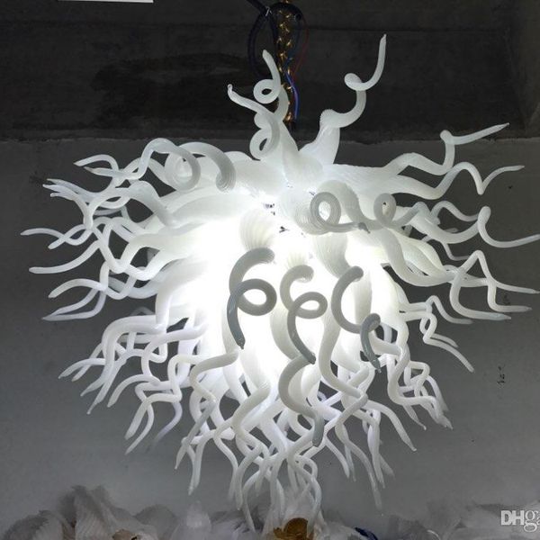 

lamp hand blown chandeliers white color home l lamps pendant lights style art glass crystal chandelier lighting