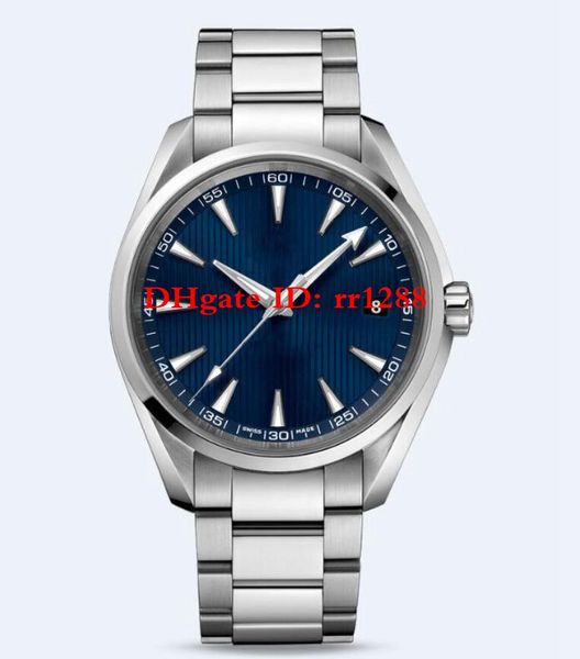 

9 style men's watch co-axial aqua terra 150m 220.12.41.21.02.001 220.53.41.21.13.001 mechanica automatic mens watches, Slivery;brown