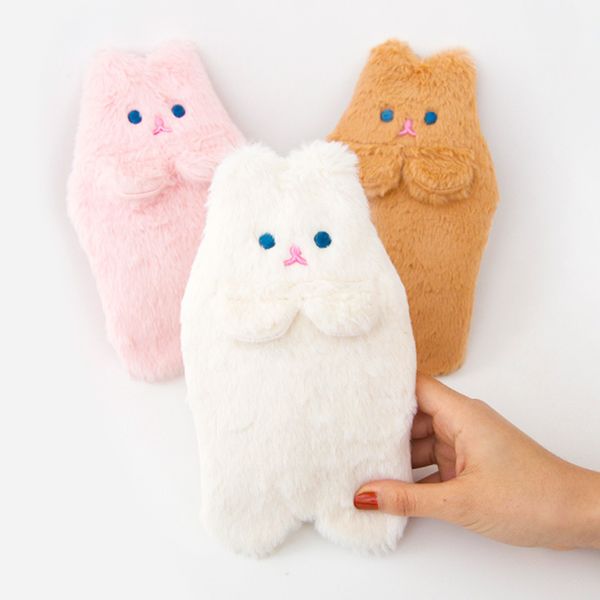 

bentoy cartoon plush bag kawaii cat pencil case girl student pencil bag school stationery stroage case