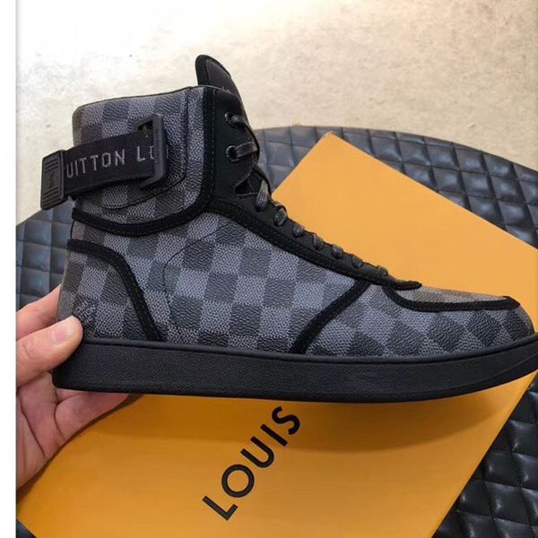

fashion luxury men sports shoes fashion casual shoes luxury men booties luxury youth men shoes with box size38-45, Black
