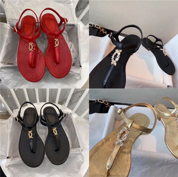 

the latest 2020 diamond diamond leather shoes sandals fashion all-match#239, Black