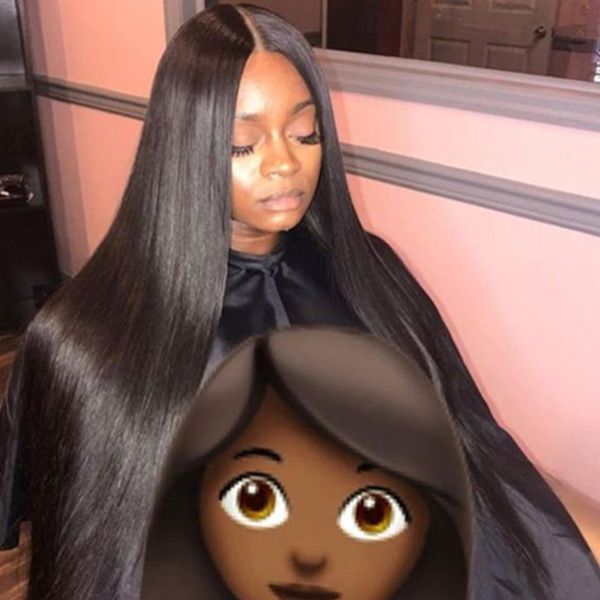 

13x4 lace front human hair wigs malaysian straight lace front wig pre plucked with baby hair 150% remy human hair wigs, Black;brown
