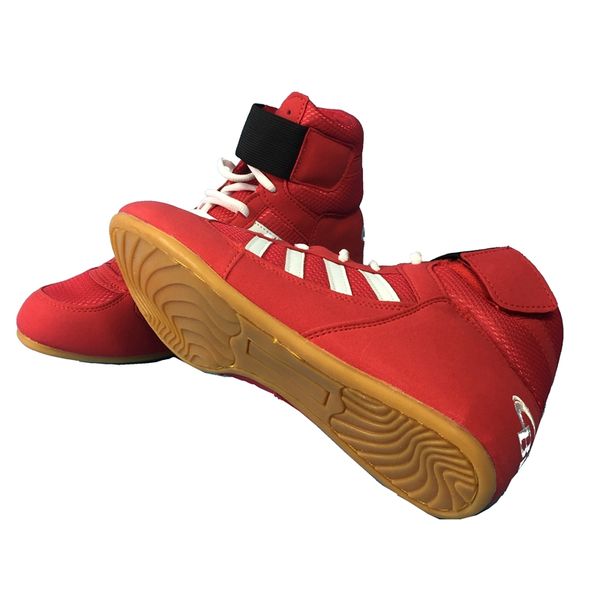 

professional boxing wrestling shoes rubber outsole breathable combat shoe sneakers