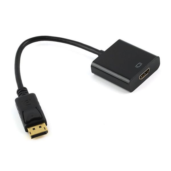 

displayport dp to hdmi adapter cable dp displayport male to hdmi female converter adapter cable cord for pc laptop