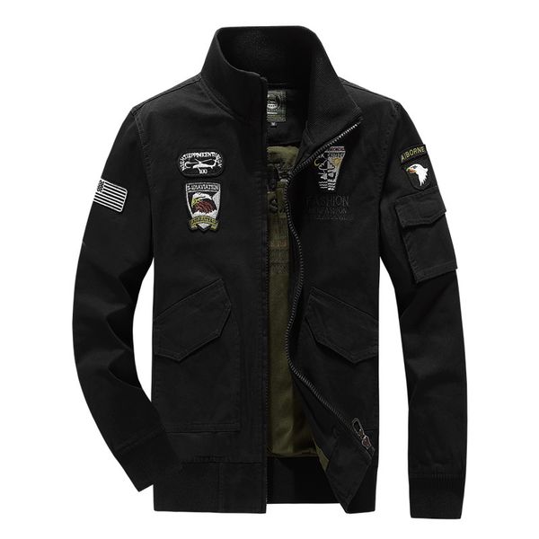 

jacket plus-sized menswear short coat casual outdoor spring and autumn raincoat jacket not hooded coat army workwear men, Black;brown