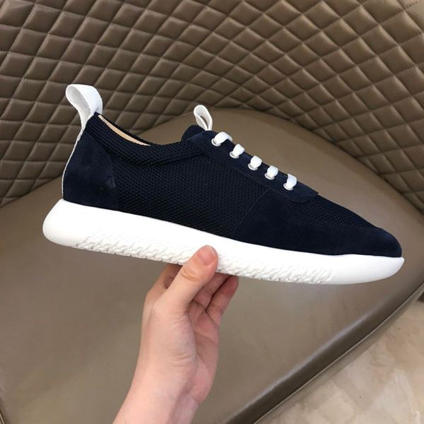 

2020 new designer shoes sorrento sneaker knit casual trainers men fabric stretch jersey slip-on sneakers rubber breathable casual shoes r47, Black