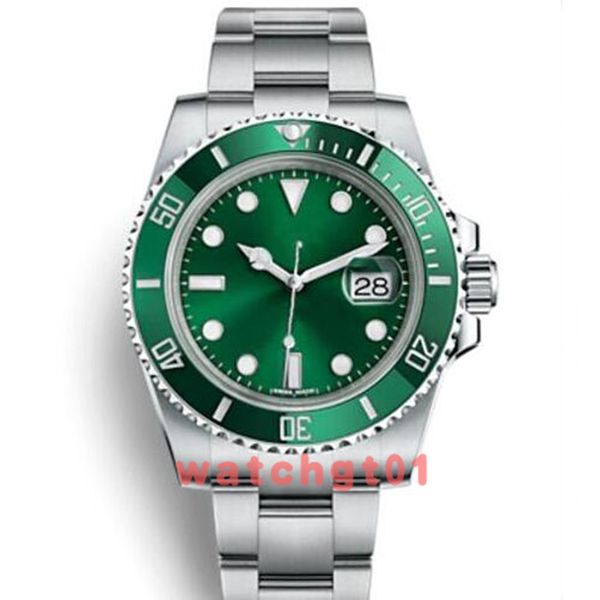 

designer mens watches ceramic bezel men green pointersteel automatic movement mechanical business luminous watch steel watches wristwatches, Slivery;brown