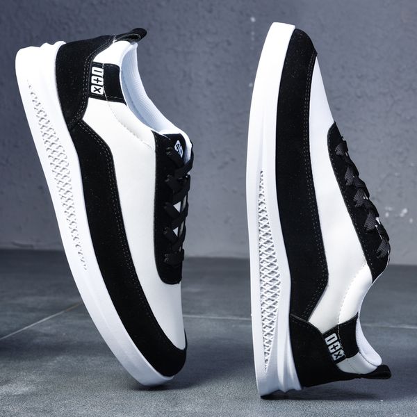 

new season women men new trainer shoes original sneakers casual shoes leather sport classic flats outdoor jogging trainers canvas shoes, Black
