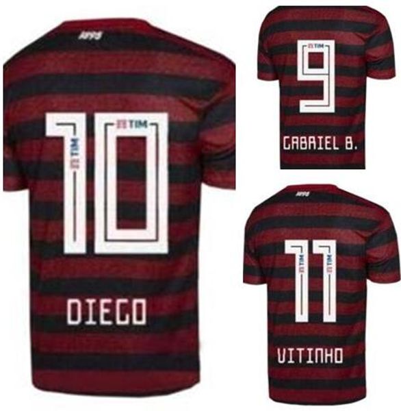 

19-20 Flamengo Customized GUERRERO 9 EDERSON Thai Quality Soccer Jerseys men 10 DIEGO MANCUELLO 11 DIEGO 35 VINICIUS JR 20 7 RIBEIRO wear
