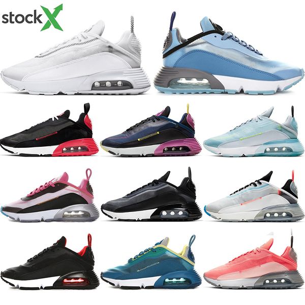 

new designer 2090 mens women running shoes pure platinum oreo duck camo triple black pink sports outdoor jogging sneakers shoes 36-45