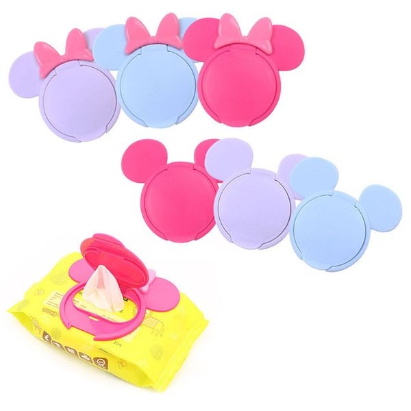 

1pcs animals shape wet paper lid wet wipes cover baby nail face care practical reusable lid for baby skin care tools