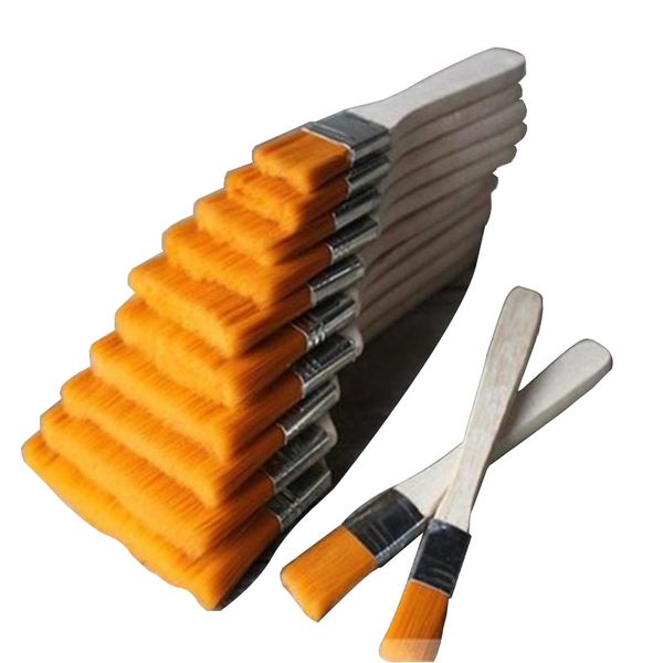 

multi-purpose 1# wooden handle nylon brush line paint oil painting bottom brush glue dust cleaning tool