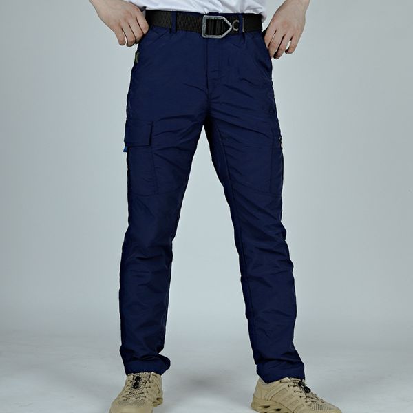 

quick dry stretch hiking pants men summer thin multi pocket overalls trousers outdoor fans tactical pants 4xl puls size, Black;green