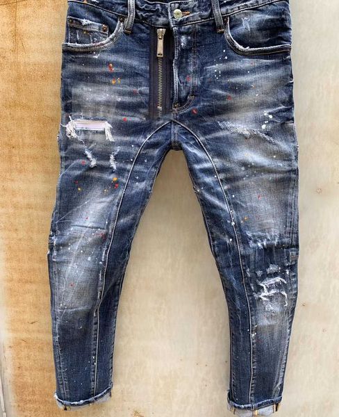 

mens jeans denim jean black ripped pants pour hommes men s italy fashion biker motorcycle rock revival jeans high qwxa1, Blue