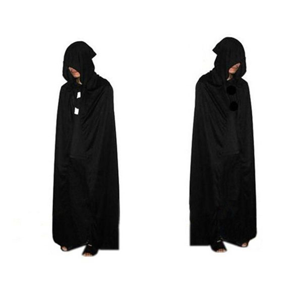 

halloween death cloak hooded cape witch devil robe cosplay party prop