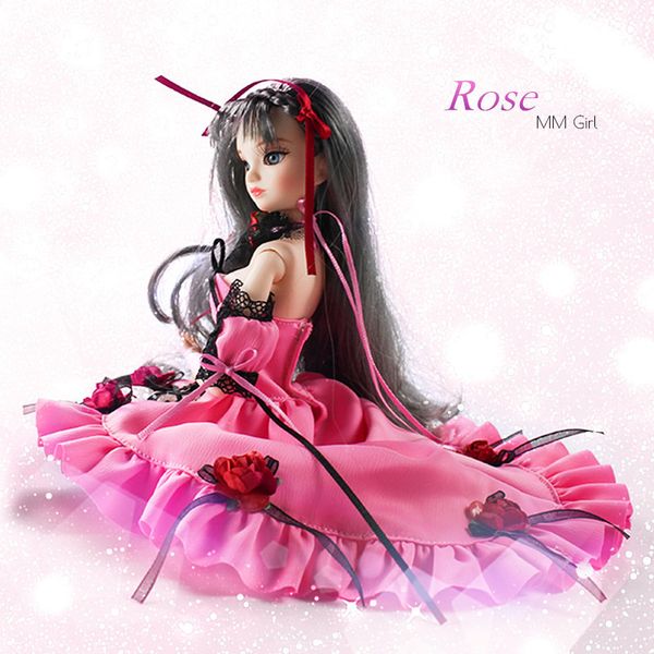

dbs mmgirl bjd 30cm anime style princess doll set makeup clothes shoes bracket 1/6 sd dolls girl gift toy diy t200428