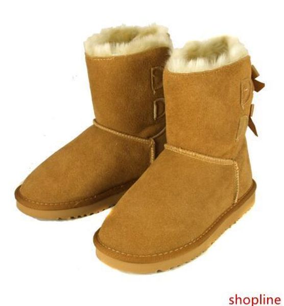 

new australian classic winter boots leather belly bow women's shells butterfly boots