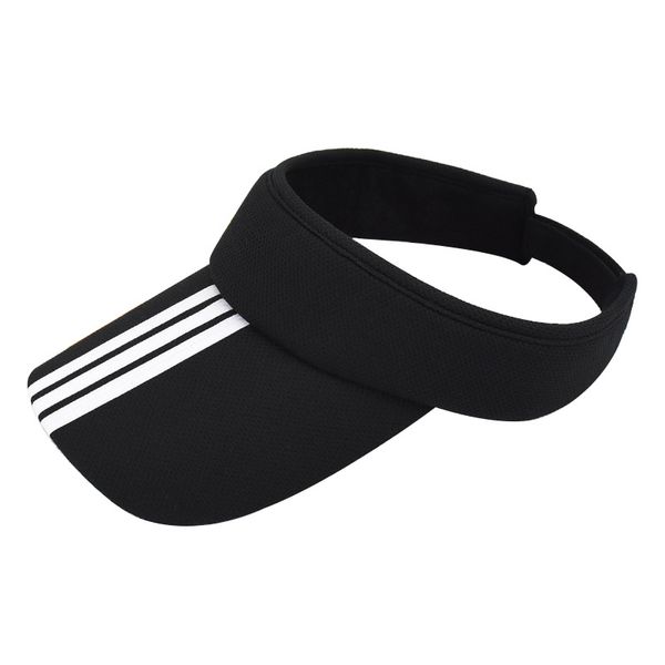

sports tennis golf sun visor hat hats adjustable plain bright color men women white, Blue;gray