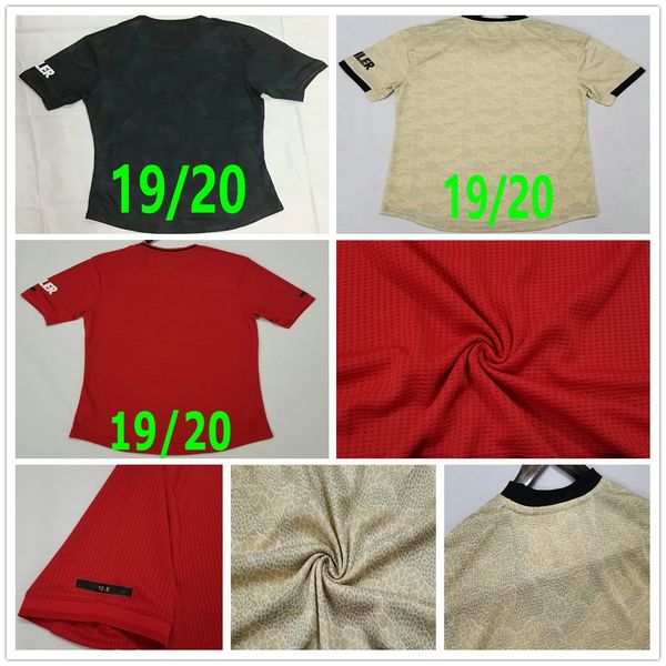 

player version man soccer jerseys pogba lukaku alexis martial lingard rashford custom 2019 2020 home away united third football shirt, Black;yellow