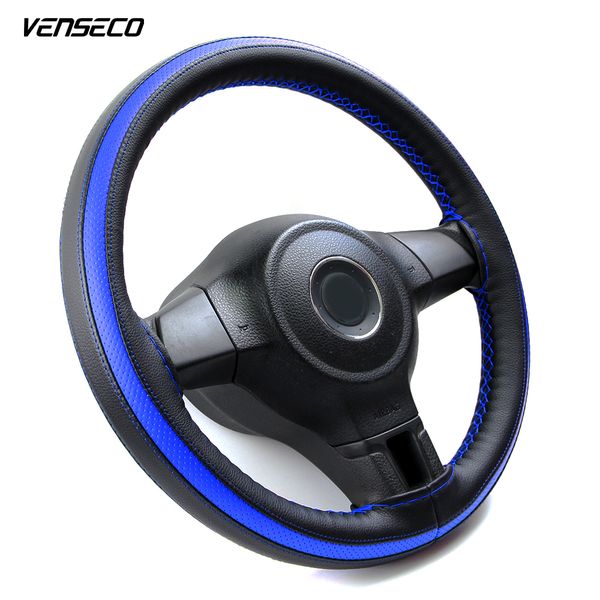 

venseco car wheel cover bright contrast color steering wheel cover airhole design piping sewing steering classic