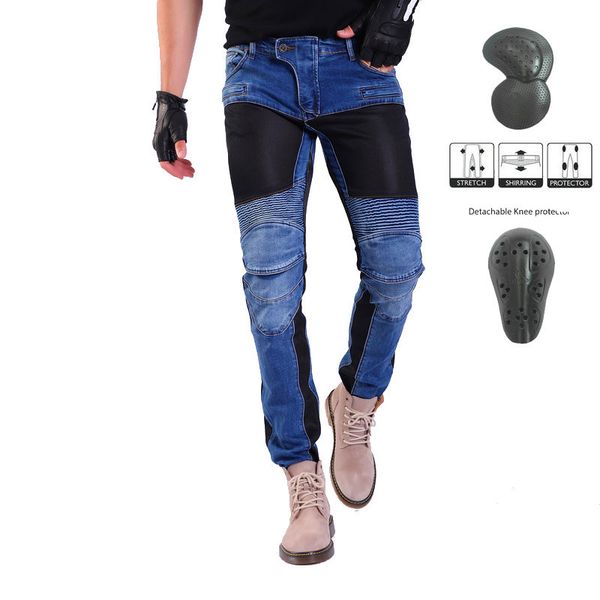 

senior protective gear pk719 breathable kominie motorcycle riding anti-fall motorcycle jeans breathable mesh