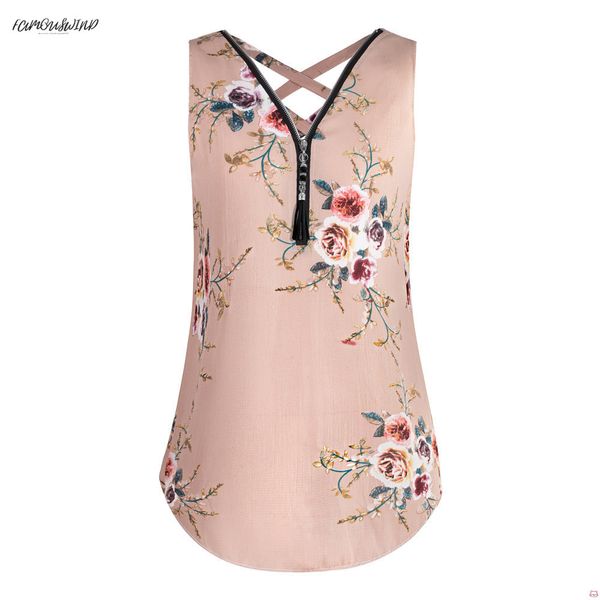 

loose women sleeveless summer tank cross back v-neck mujer fitness clothing regata feminina camiseta tirantes print, White