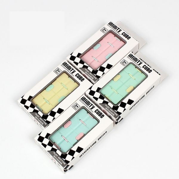 

infinite magic cube decompression anti-pressure artifact toy child candy colors intelligence flip cubes finger toys ty0305