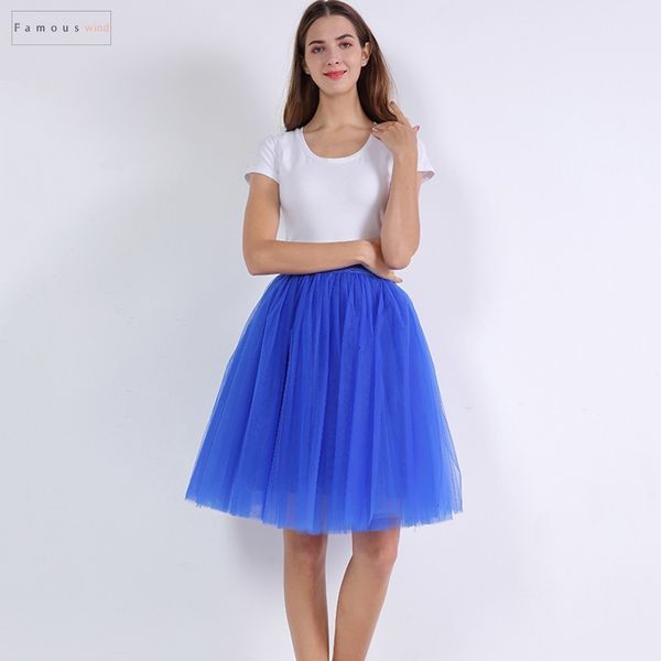 

пачка layered 7 тюль юбки женская высокой талией качели бальное платье underskirt сетки лето midi юбка faldas saias юп, Black