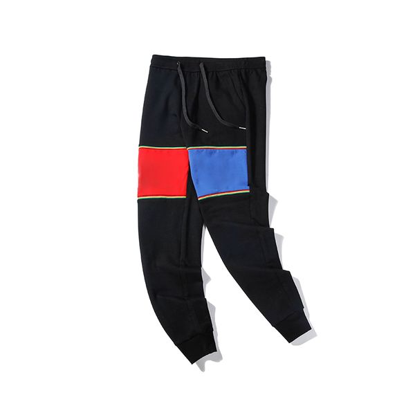 

2020 designer brand streetstyle mens joggers plus oversize relaxed loose pants pant trousers polyester elastic waist 20020301d, Black