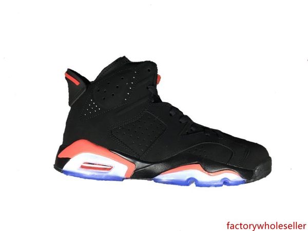 

6s basketball shoes 6 black infrared 3m reflection new arrival 2019 version high men trainer shoes with