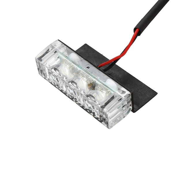 

wholesale 6x 3 led red+blue car dash light flashing emergency warning lights v6