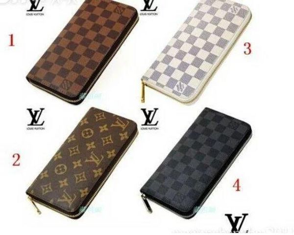 

Модный кошелек на молнии для женщин и мужчин роскошные сумки MICHAEL C0 KOR Clutch 3AA+ Zippy кошелек Tote LOUIS VUITTON LV кошелек