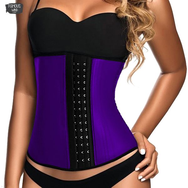 

тренер 9 bone shapewear тело формирователи женщины корсет пояс пояс shaper синт modeladora latex талия сталь корсет cincher, Black;white